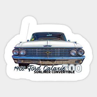 1962 Ford Galaxie 500 Sunliner Convertible Sticker